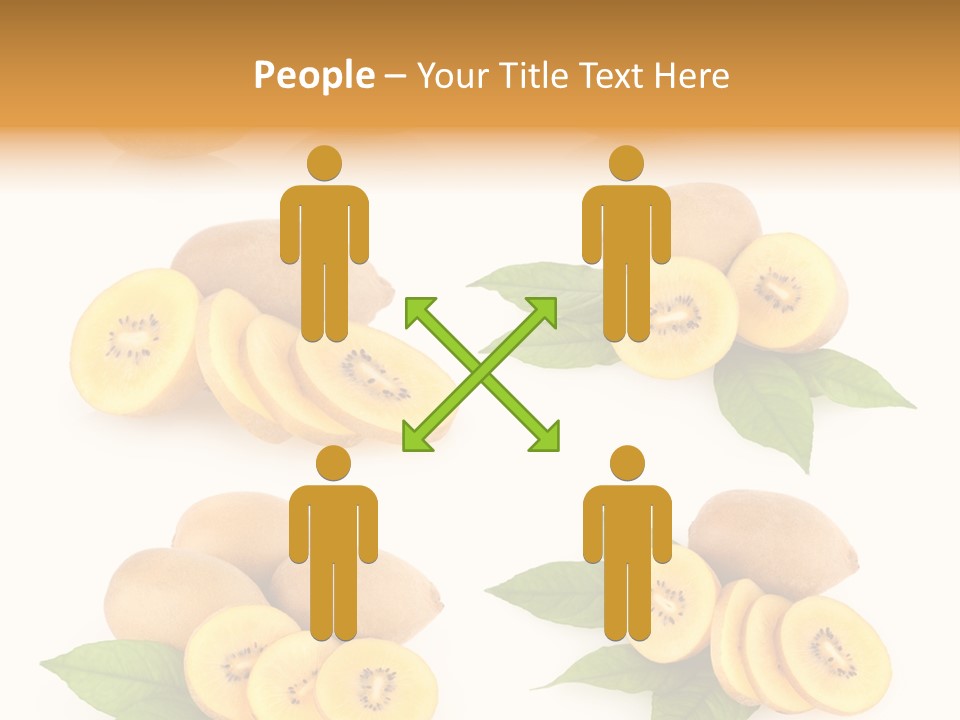 Isolated Food Gold PowerPoint Template