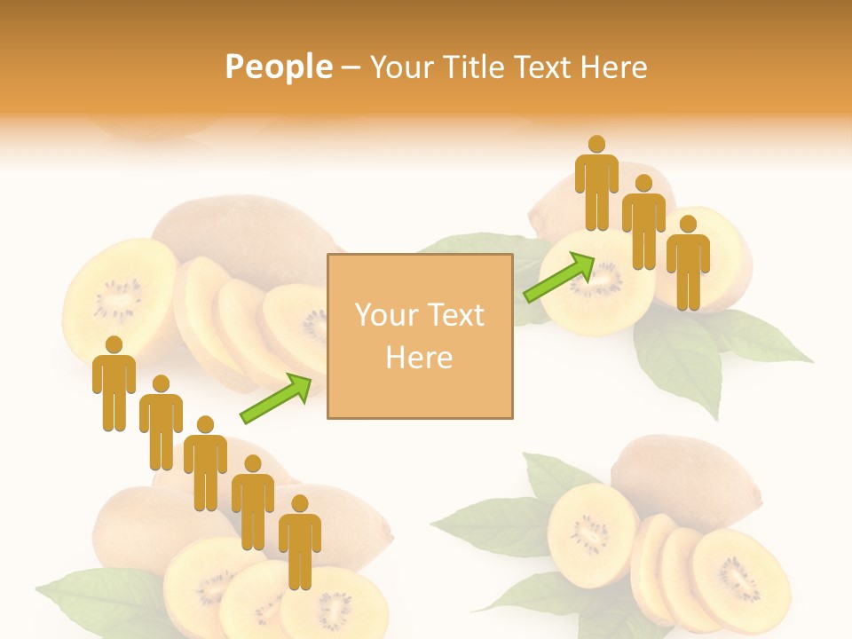 Isolated Food Gold PowerPoint Template