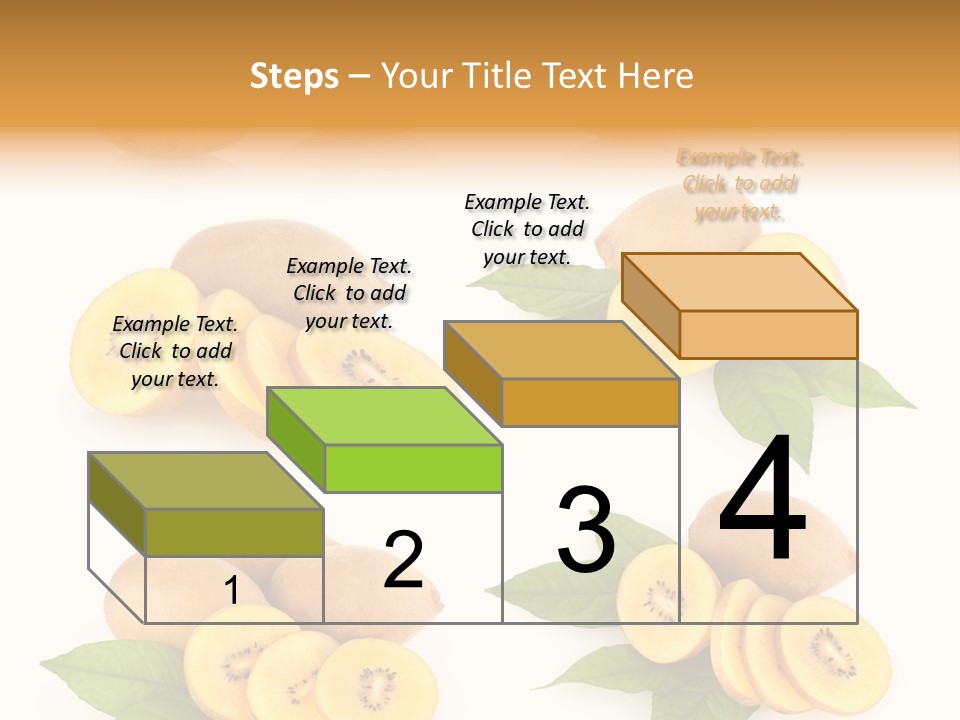 Isolated Food Gold PowerPoint Template