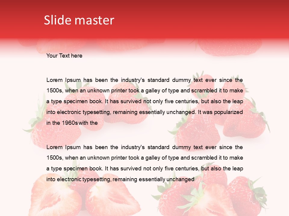 Set Collection Isolated PowerPoint Template