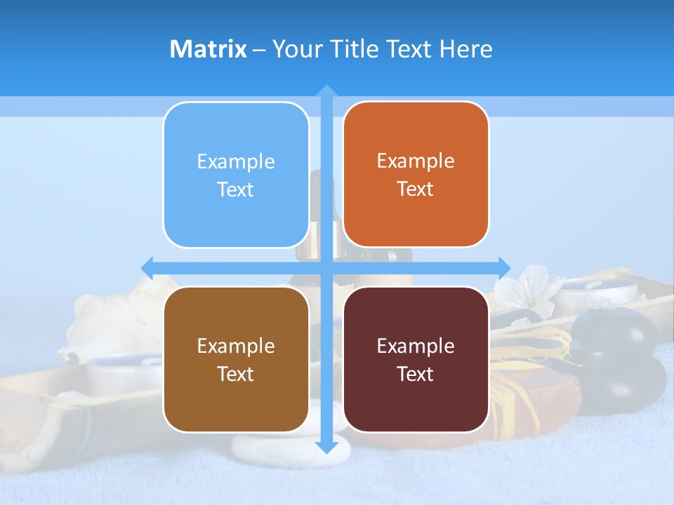 Asia Pebble Blue PowerPoint Template