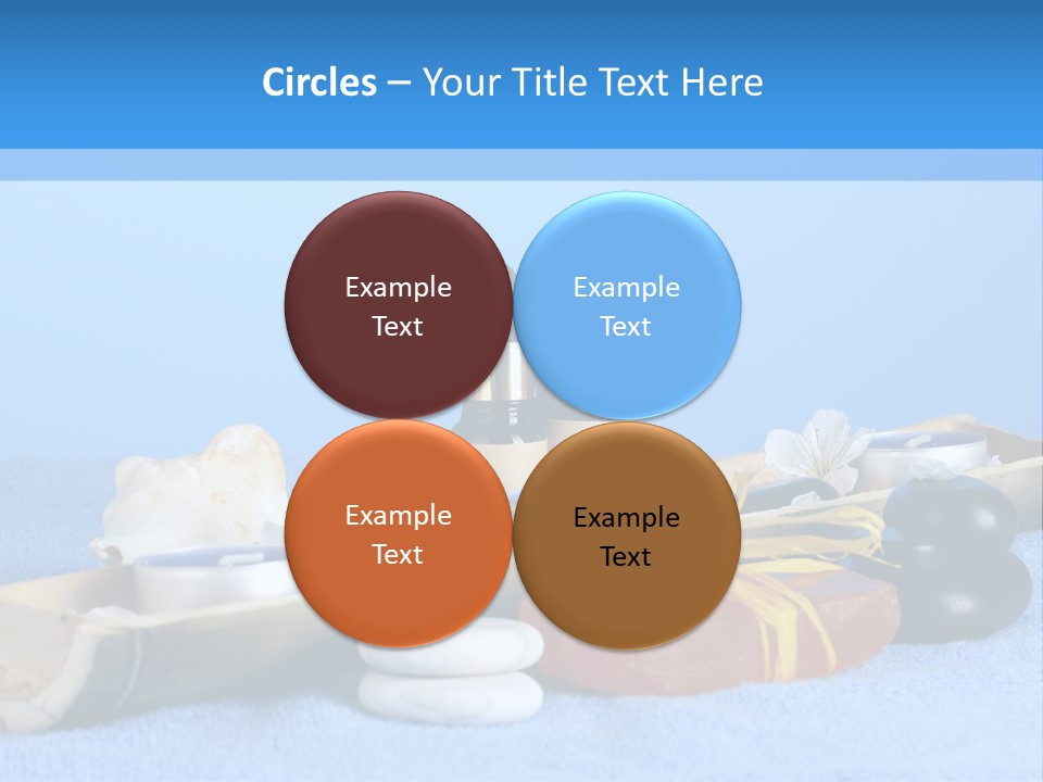 Asia Pebble Blue PowerPoint Template