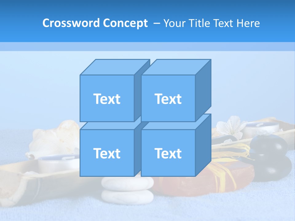 Asia Pebble Blue PowerPoint Template