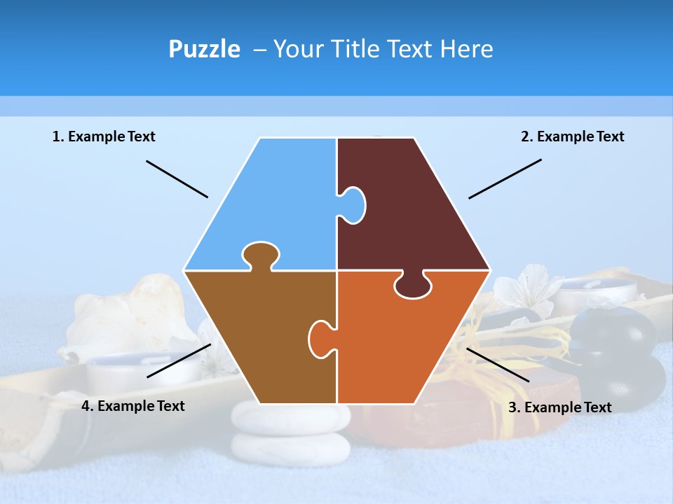 Asia Pebble Blue PowerPoint Template