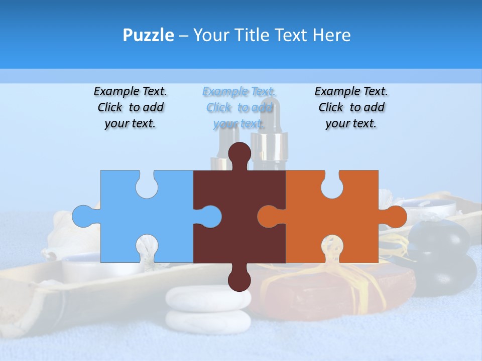 Asia Pebble Blue PowerPoint Template