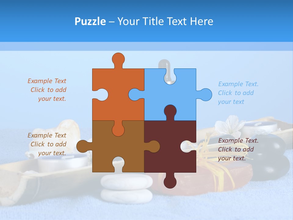 Asia Pebble Blue PowerPoint Template