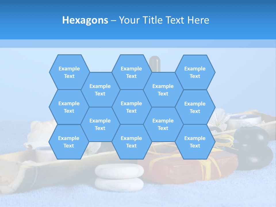 Asia Pebble Blue PowerPoint Template