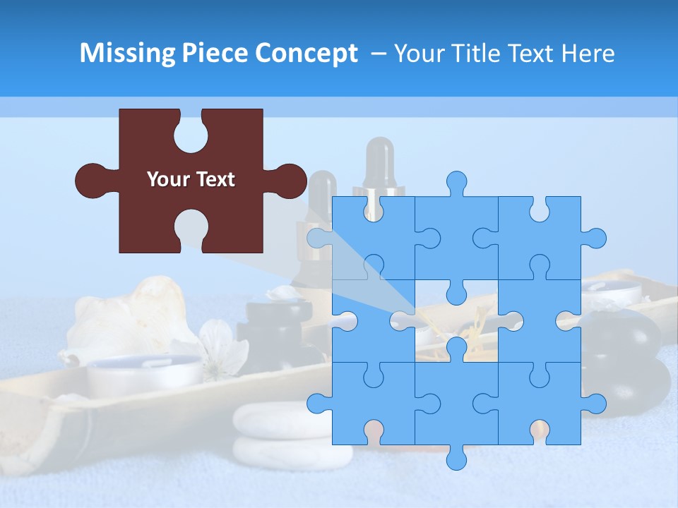 Asia Pebble Blue PowerPoint Template