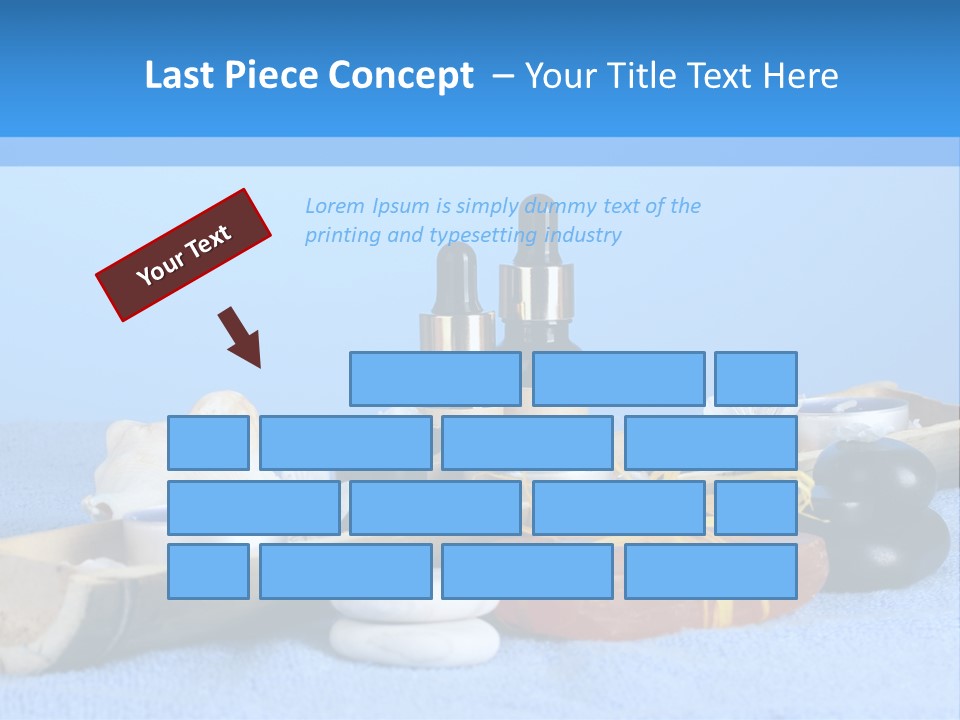 Asia Pebble Blue PowerPoint Template