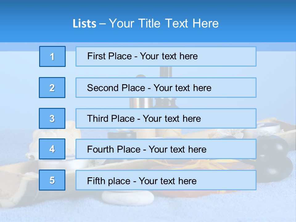 Asia Pebble Blue PowerPoint Template