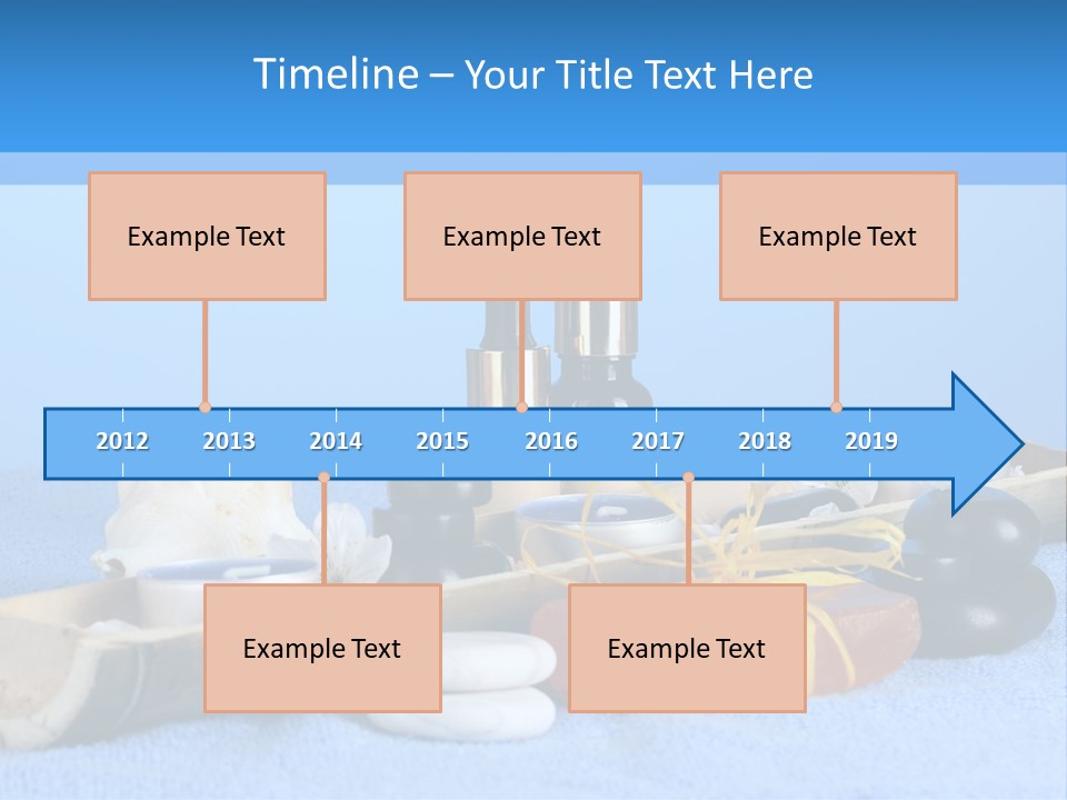 Asia Pebble Blue PowerPoint Template