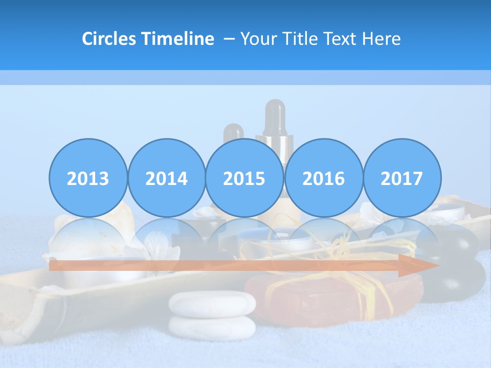 Asia Pebble Blue PowerPoint Template