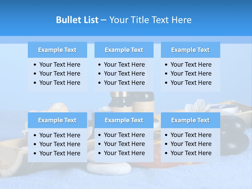 Asia Pebble Blue PowerPoint Template