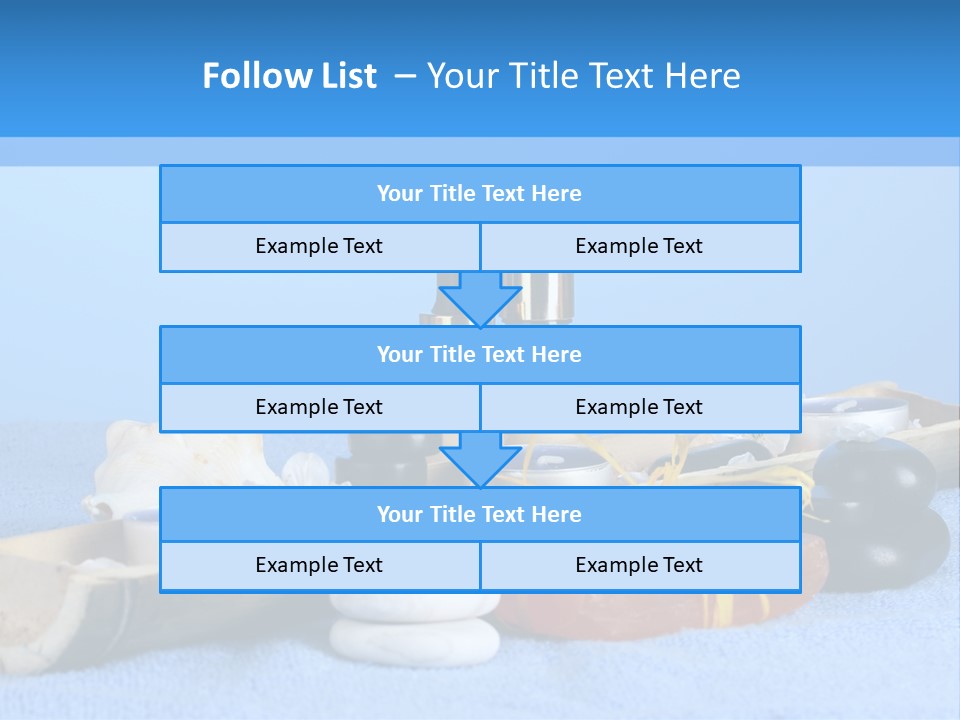 Asia Pebble Blue PowerPoint Template