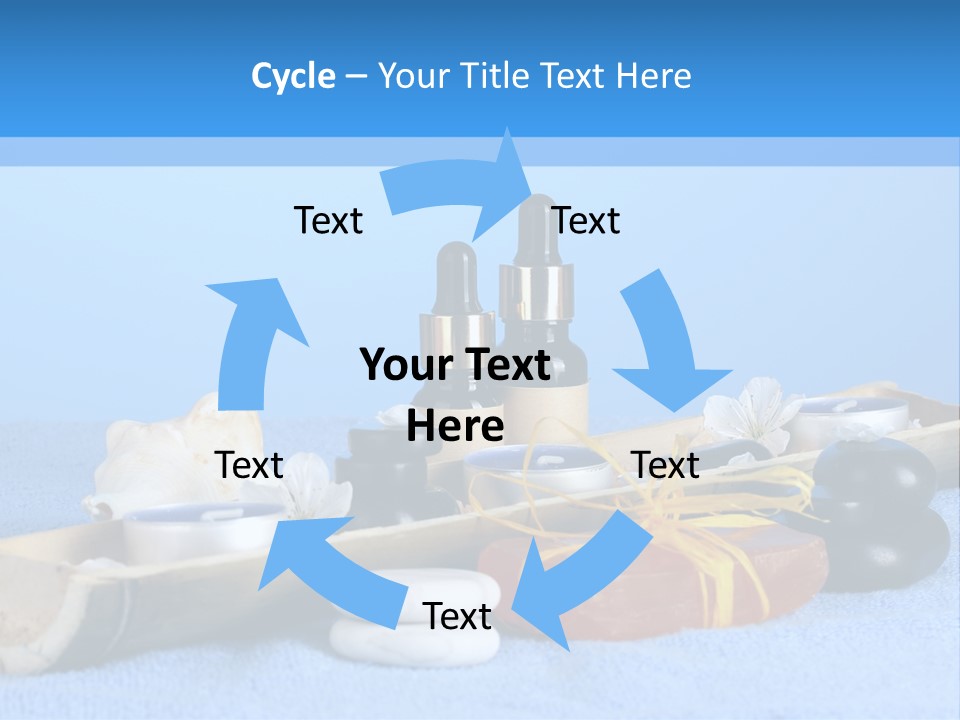 Asia Pebble Blue PowerPoint Template