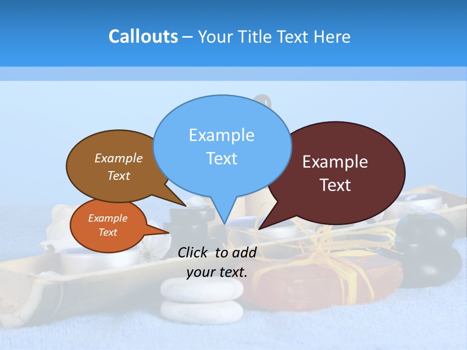 Asia Pebble Blue PowerPoint Template