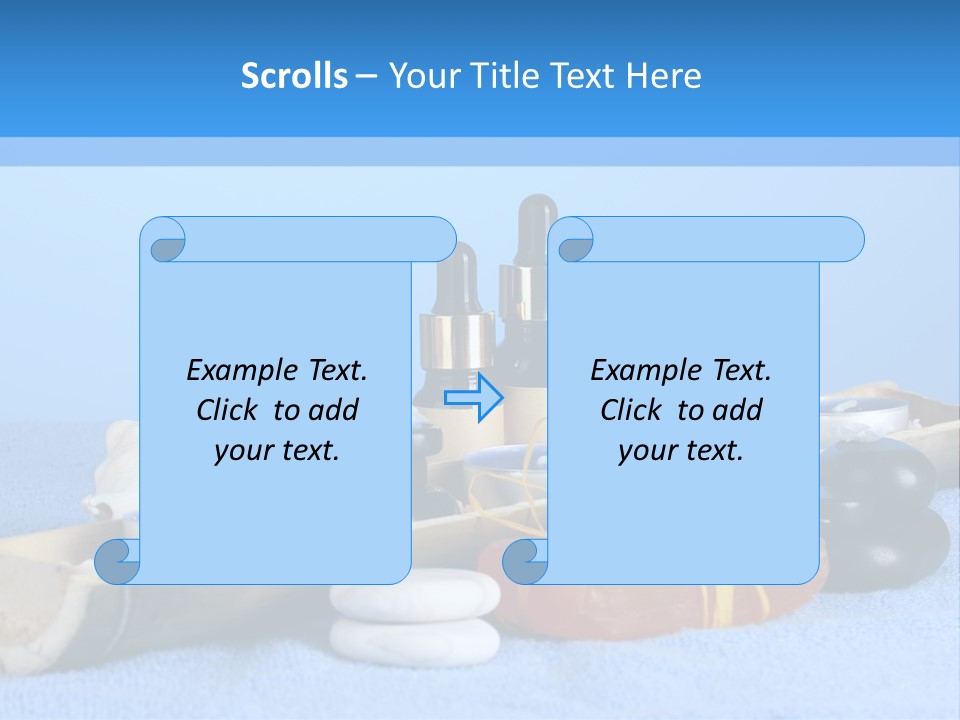 Asia Pebble Blue PowerPoint Template