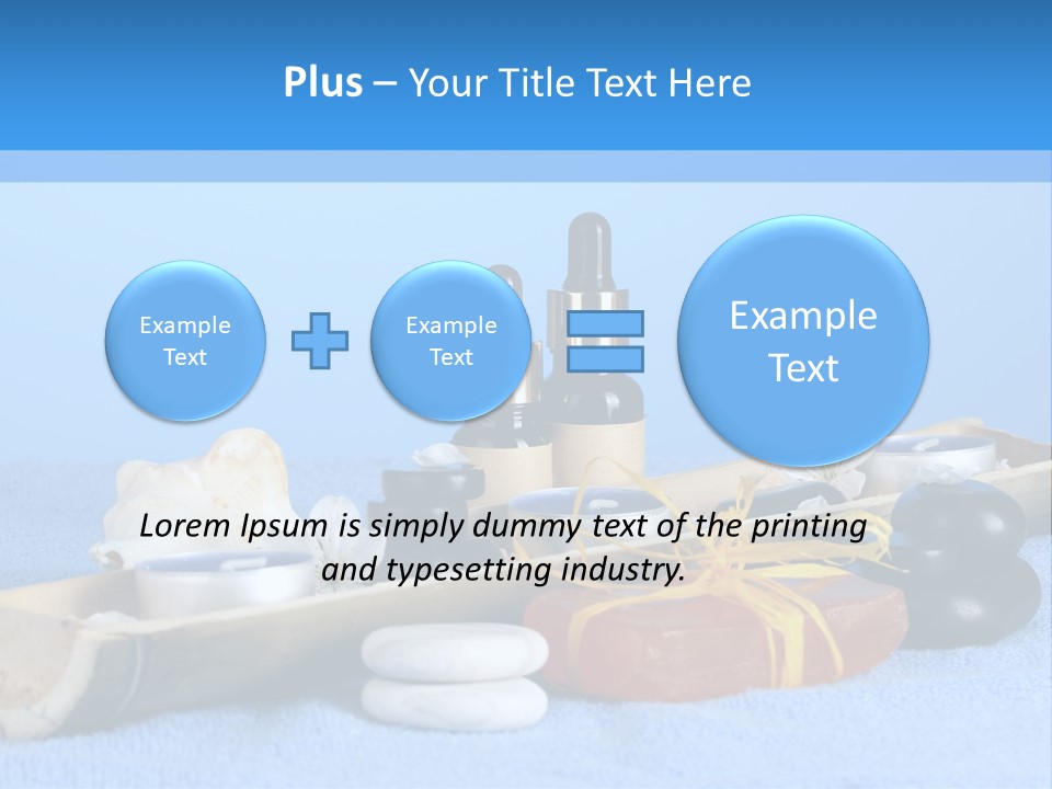 Asia Pebble Blue PowerPoint Template