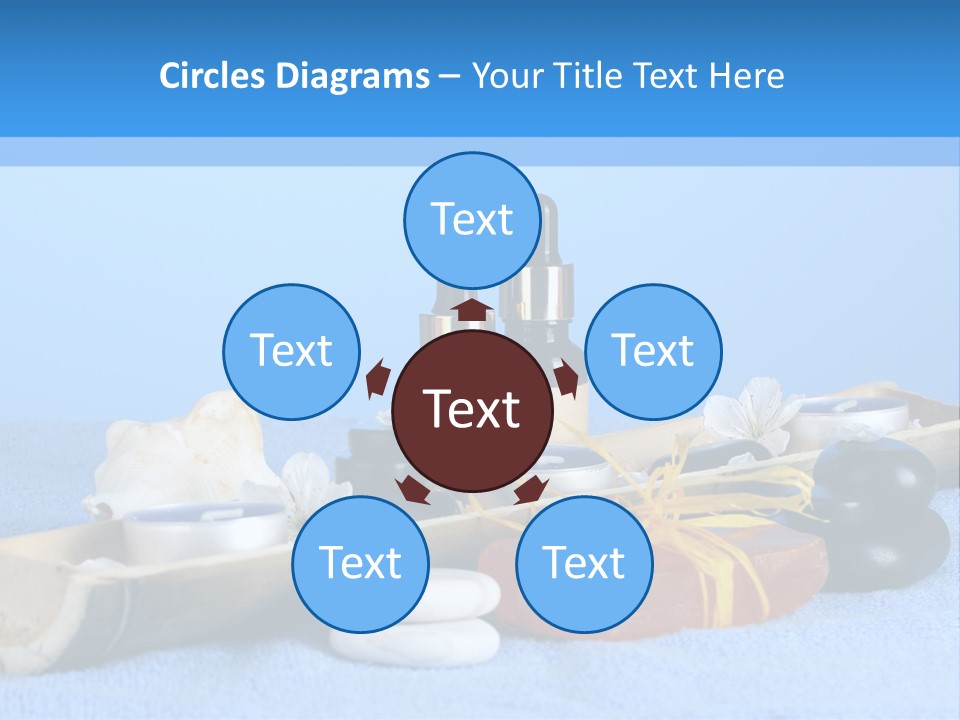 Asia Pebble Blue PowerPoint Template