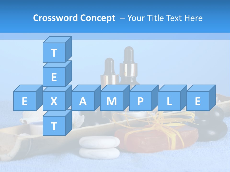 Asia Pebble Blue PowerPoint Template