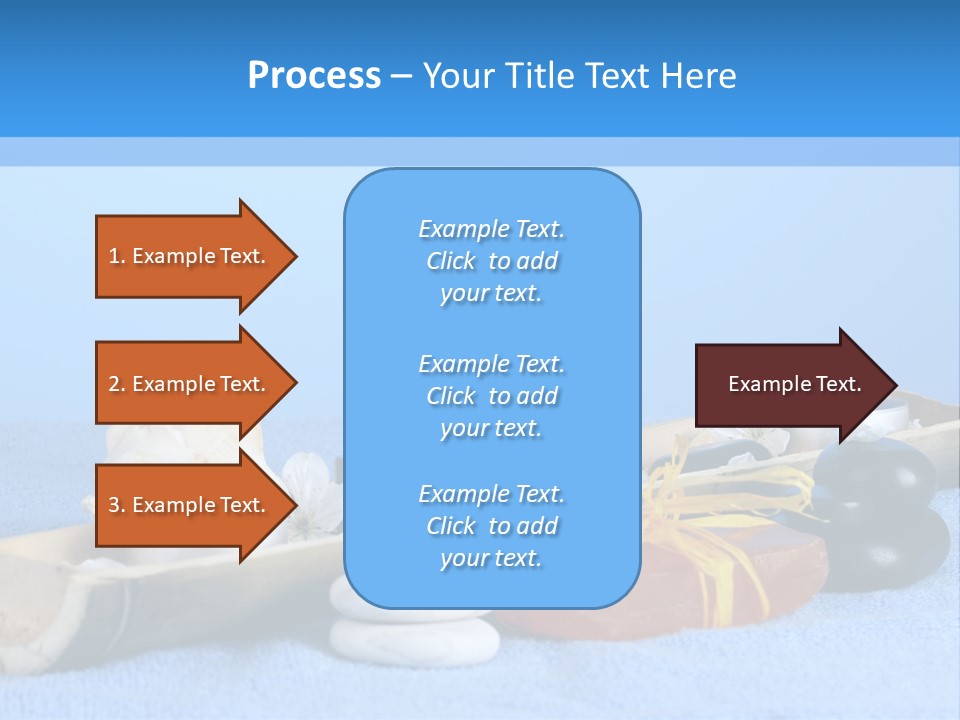 Asia Pebble Blue PowerPoint Template