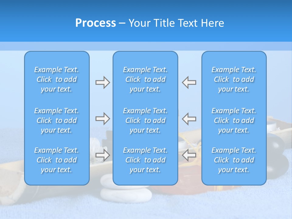 Asia Pebble Blue PowerPoint Template