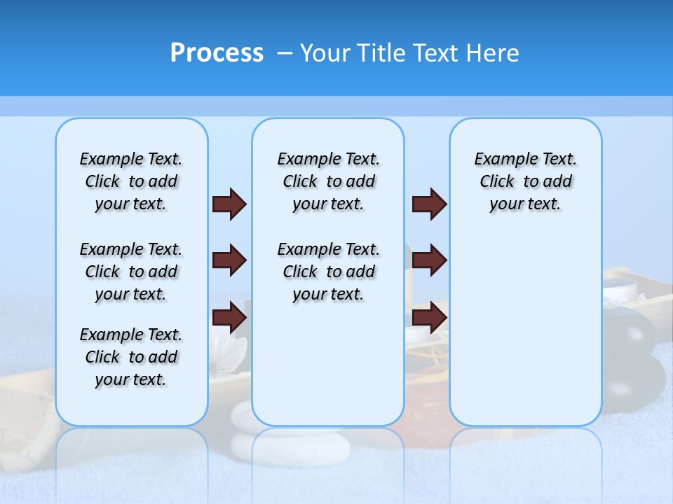 Asia Pebble Blue PowerPoint Template