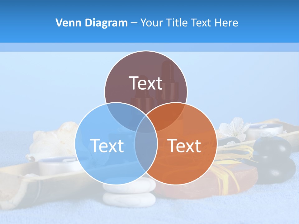 Asia Pebble Blue PowerPoint Template