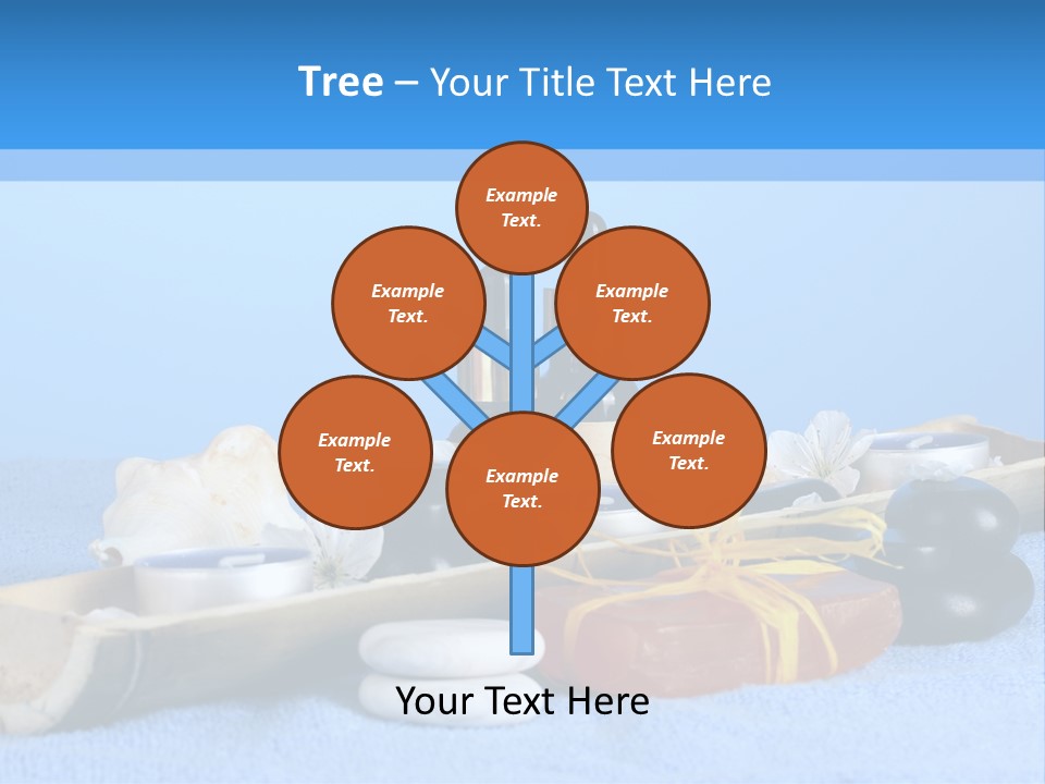 Asia Pebble Blue PowerPoint Template