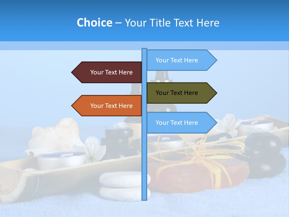 Asia Pebble Blue PowerPoint Template