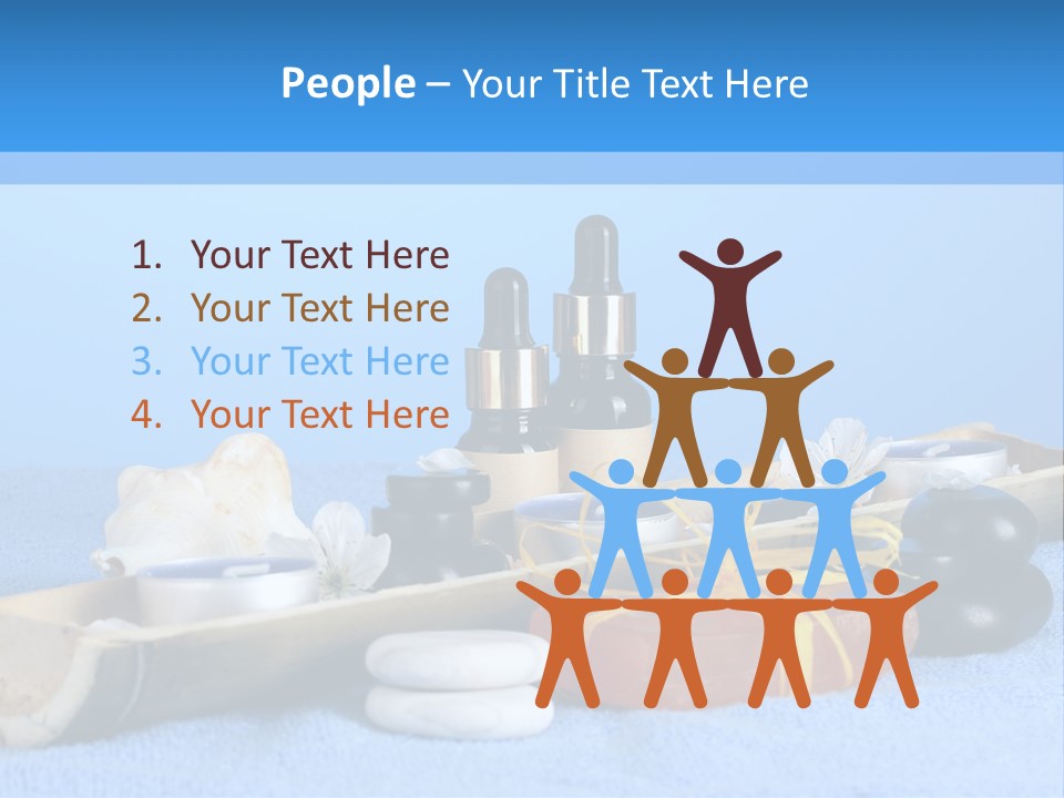 Asia Pebble Blue PowerPoint Template