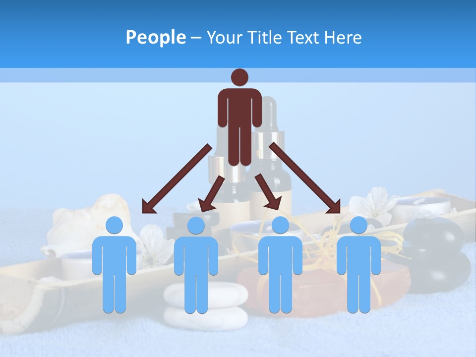 Asia Pebble Blue PowerPoint Template