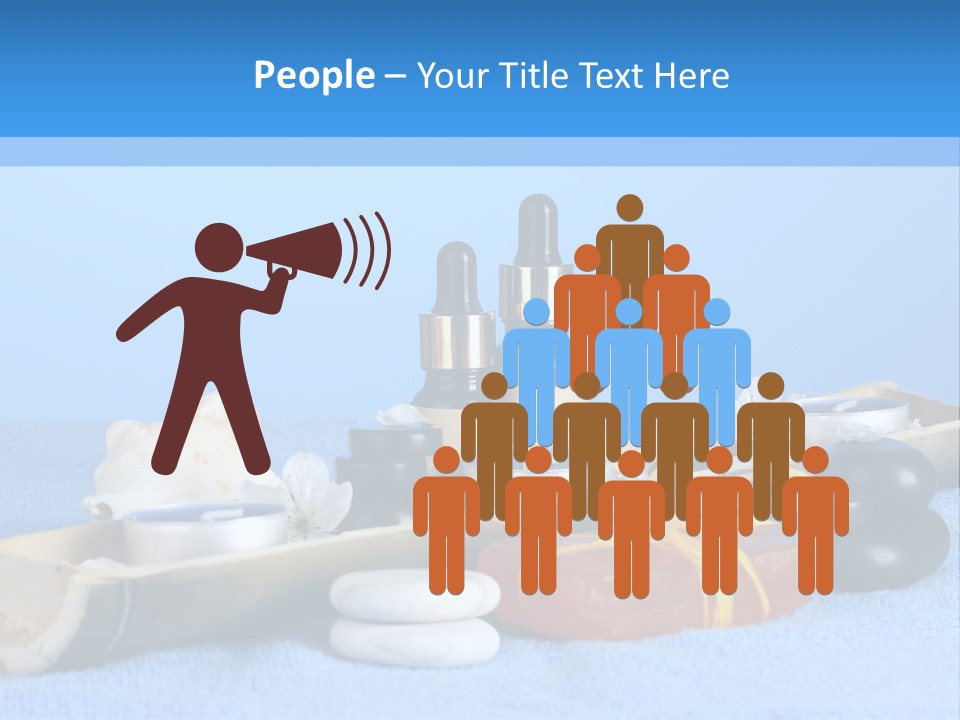 Asia Pebble Blue PowerPoint Template