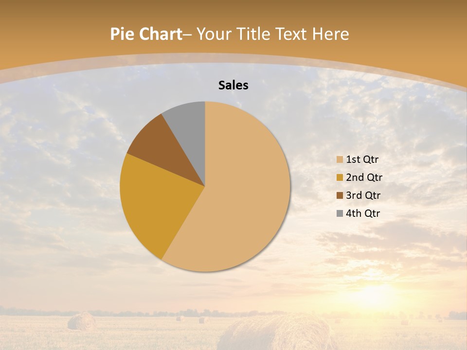 Sunshine Sun Meadow PowerPoint Template