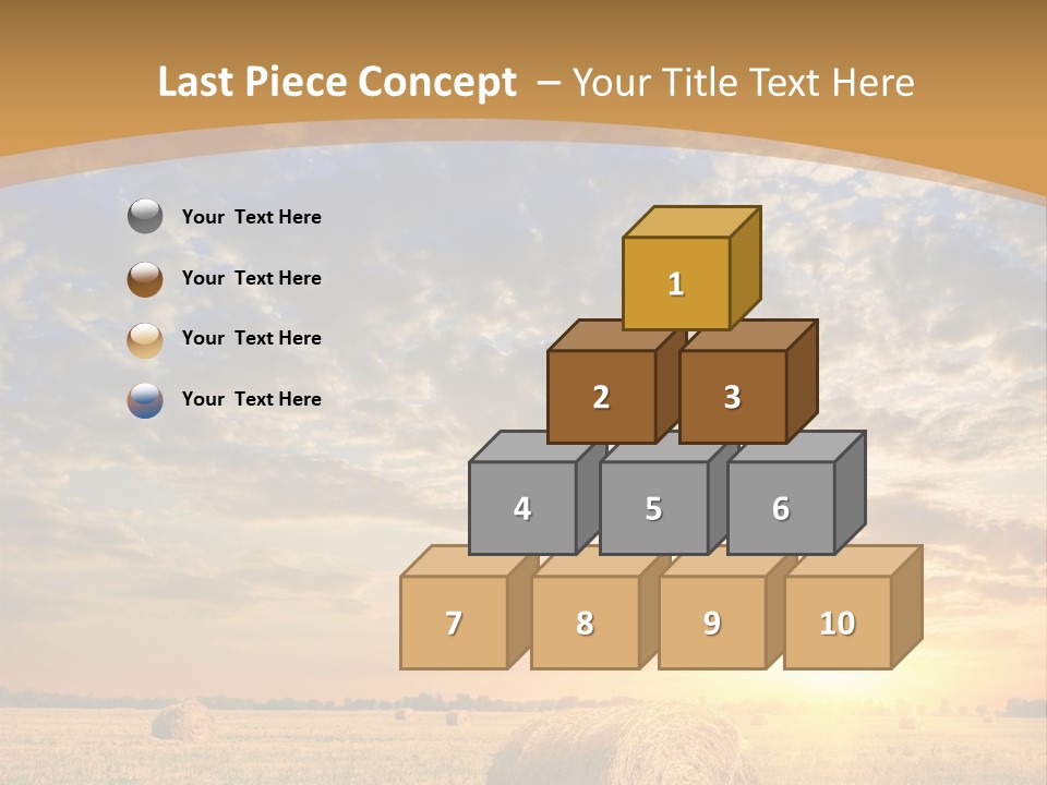 Sunshine Sun Meadow PowerPoint Template