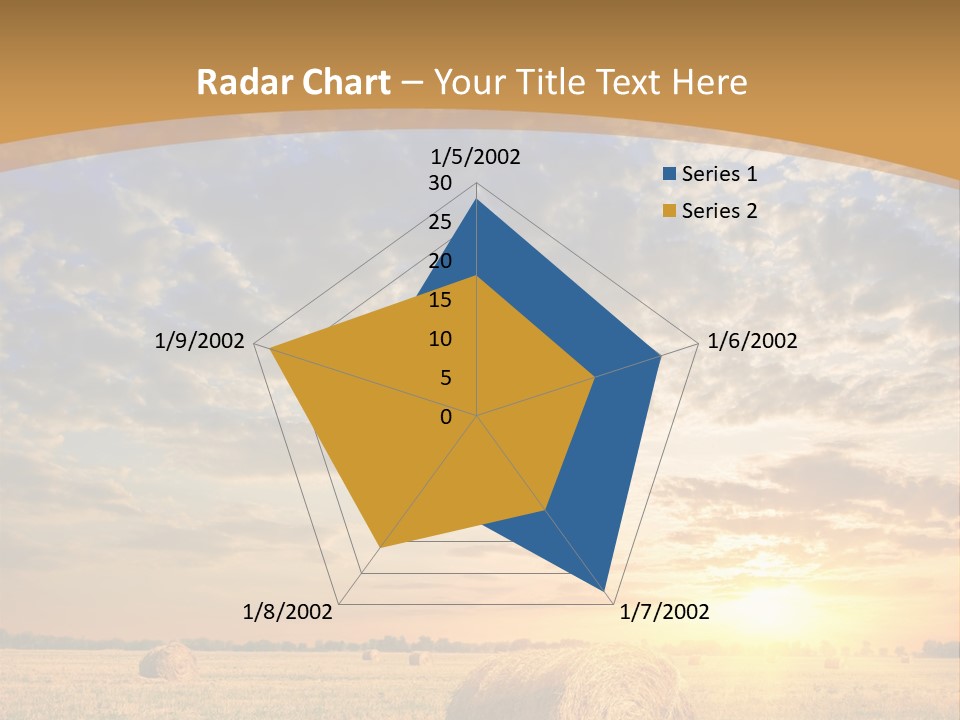 Sunshine Sun Meadow PowerPoint Template