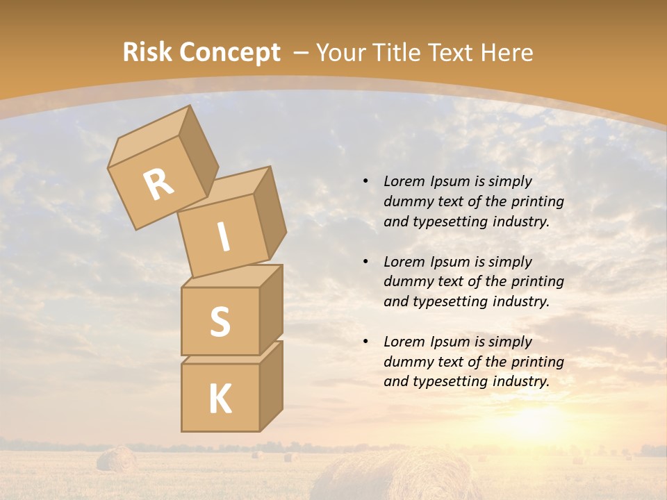 Sunshine Sun Meadow PowerPoint Template