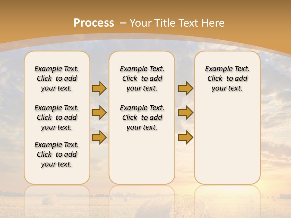 Sunshine Sun Meadow PowerPoint Template