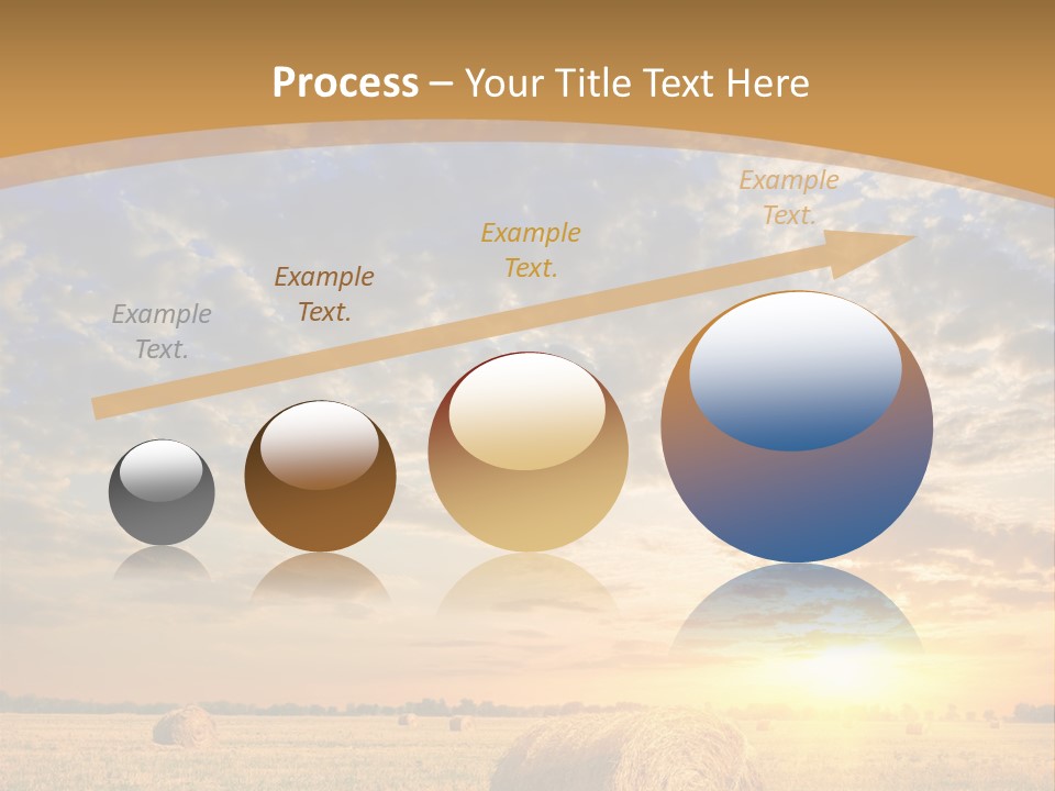 Sunshine Sun Meadow PowerPoint Template