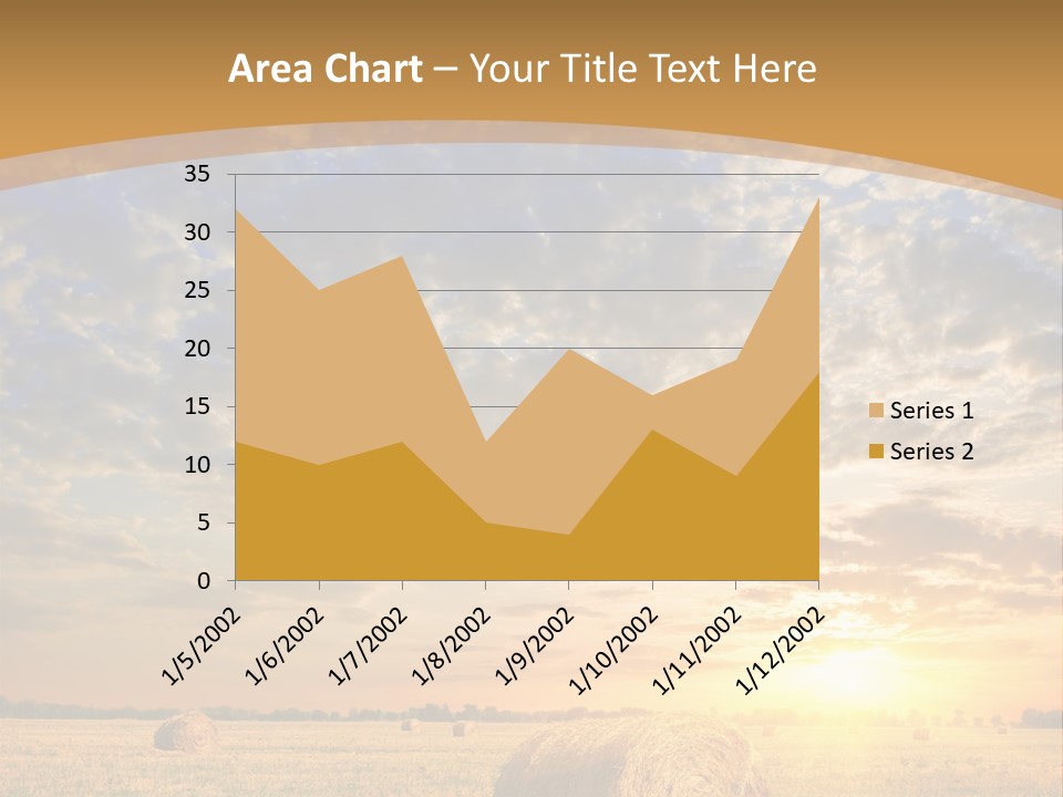 Sunshine Sun Meadow PowerPoint Template