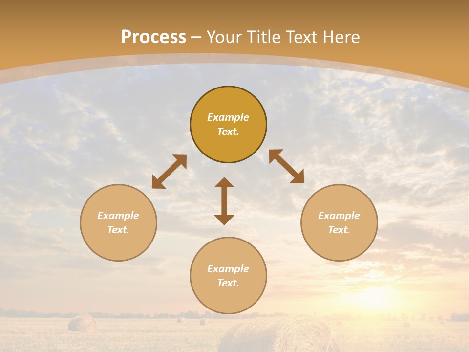 Sunshine Sun Meadow PowerPoint Template