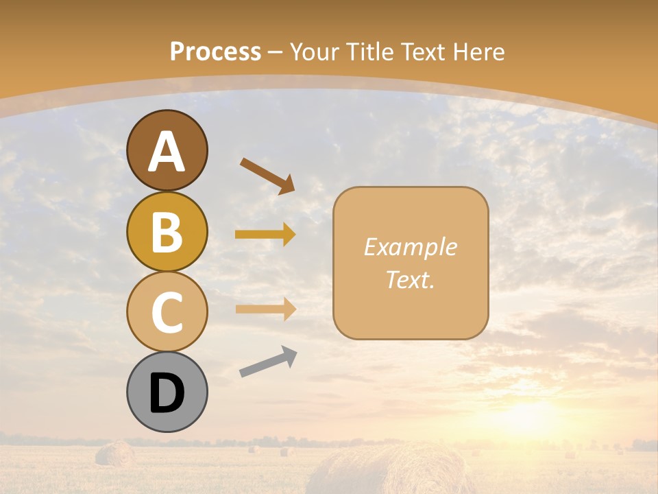 Sunshine Sun Meadow PowerPoint Template