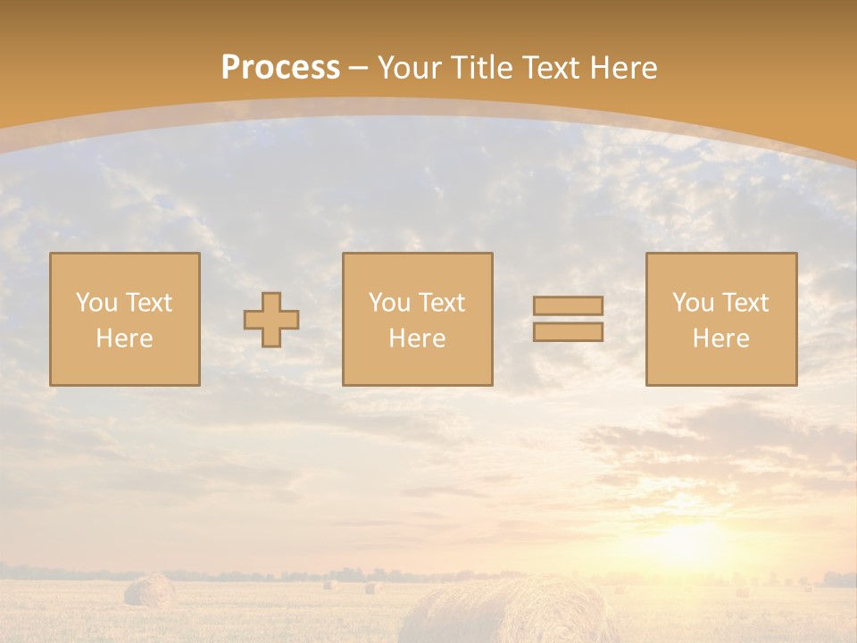 Sunshine Sun Meadow PowerPoint Template