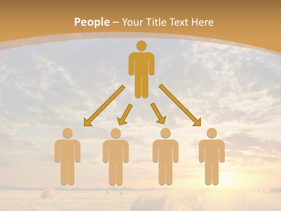 Sunshine Sun Meadow PowerPoint Template