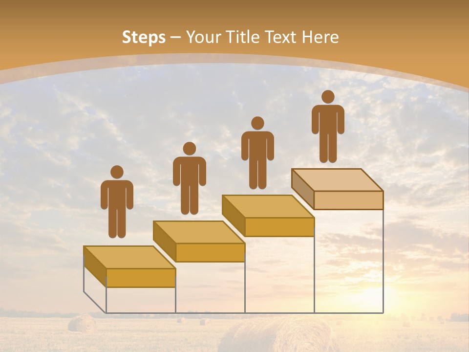 Sunshine Sun Meadow PowerPoint Template