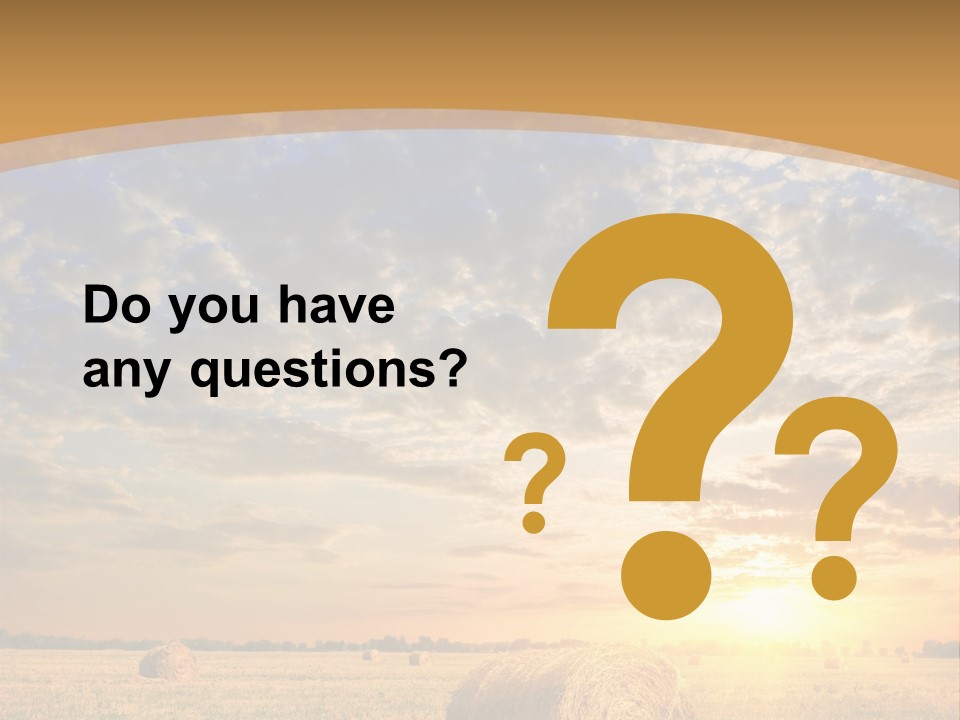 Sunshine Sun Meadow PowerPoint Template