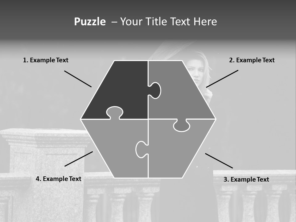 Pensive Human Sadness PowerPoint Template