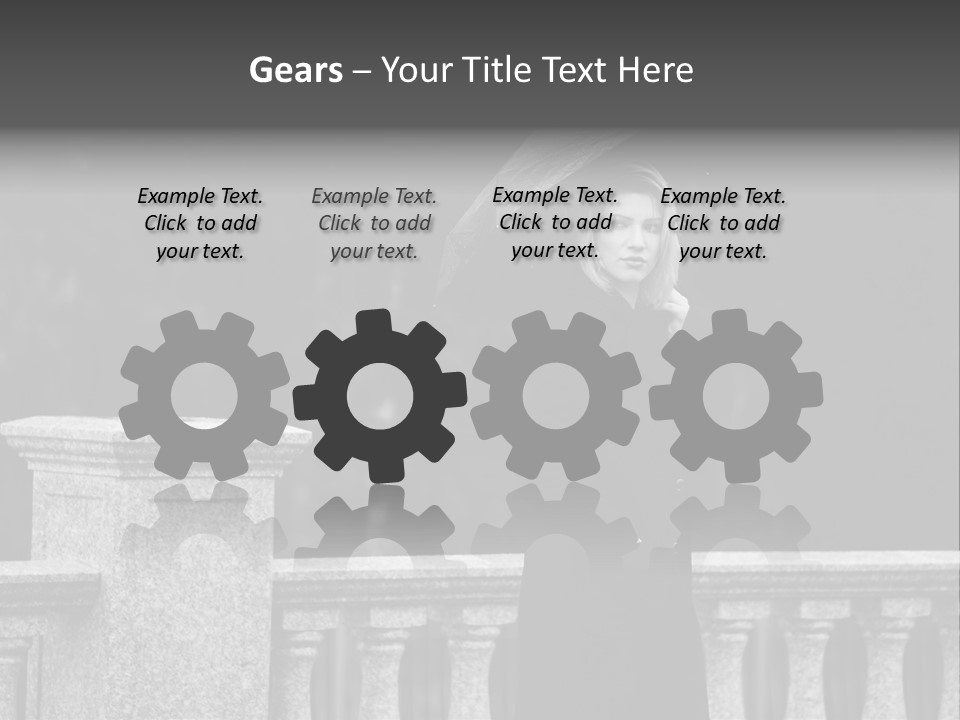 Pensive Human Sadness PowerPoint Template