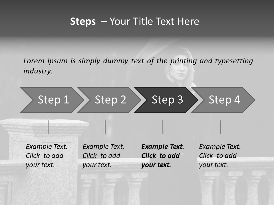 Pensive Human Sadness PowerPoint Template