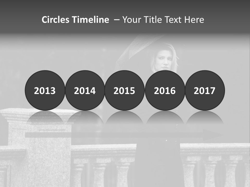 Pensive Human Sadness PowerPoint Template